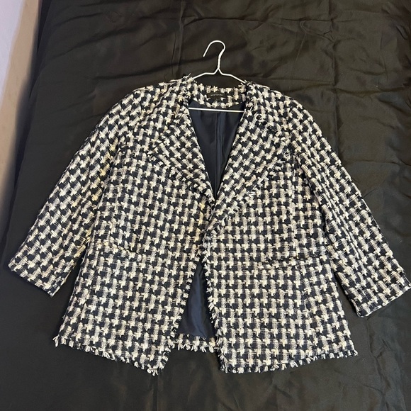 Ann Taylor Tweed Open Front Jacket - Picture 7 of 7